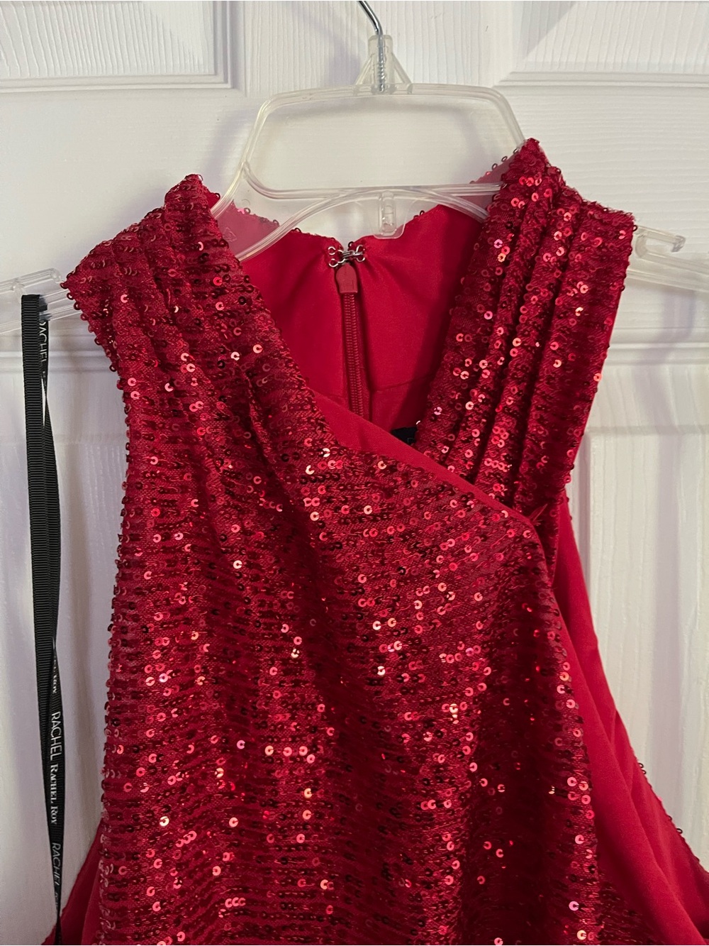 RACHEL Rachel Roy Red Sequin Party Dress